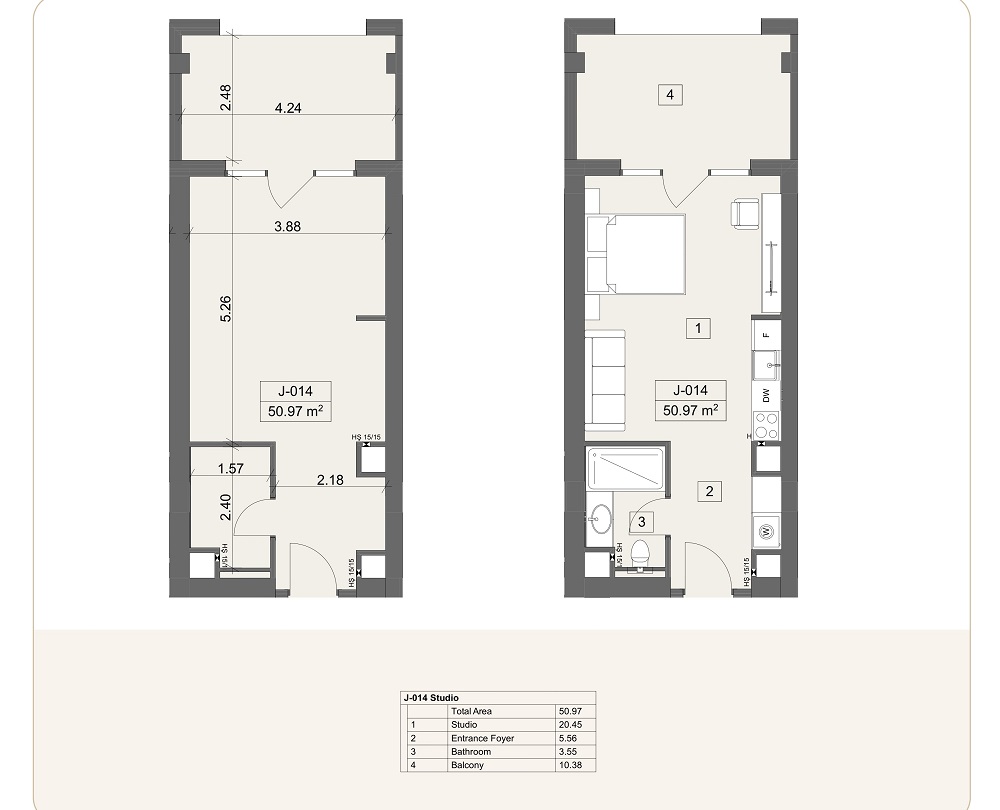 🏢 1-room Arabian Ranches Sea Breeze Apartments for Sale! 🌊